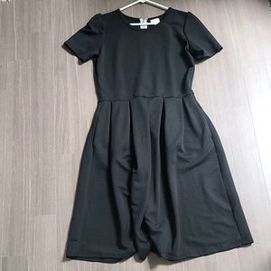 Black lularoe L Amelia dress